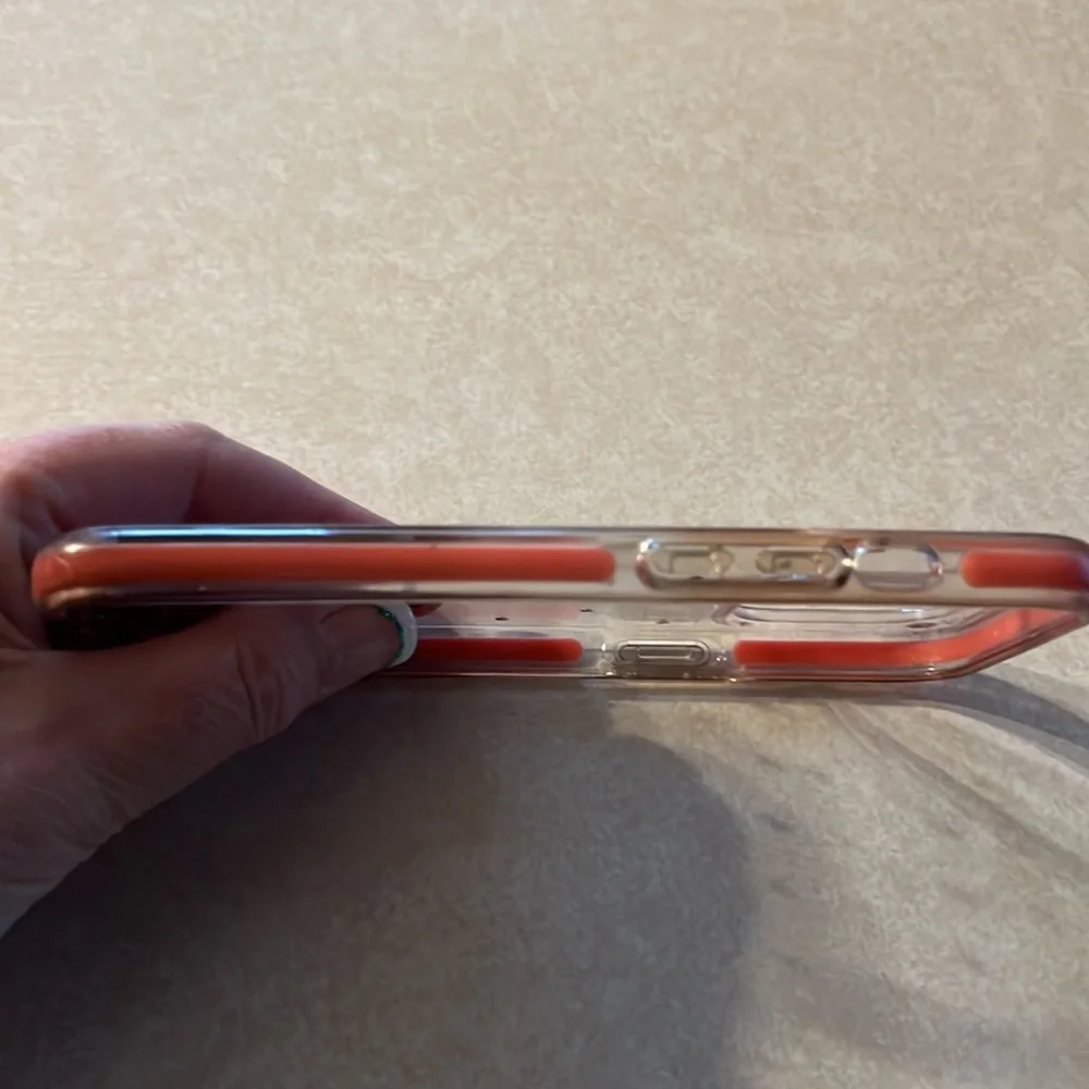 Kate Spade Hardshell iPhone Case in Ombré Pink Dot and Clear, for iPhone 13 Pro
